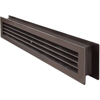 La Ventilazione - Grille de Ventilation Rectangulaire Télescopique - 480x98 mm - Publicité La Ventilazione - Grille de Ventilation Rectangulaire Télescopique - 480x98 mm - Publicité