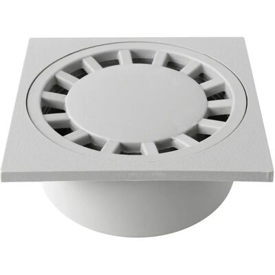 FIRST PLAST CHPP15G Couverture de Drain en Polypropylène Gris - Drain Cover - Publicité FIRST PLAST CHPP15G Couverture de Drain en Polypropylène Gris - Drain Cover - Publicité