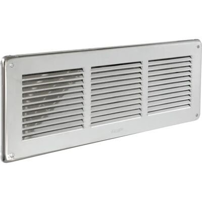 LA VENTILAZIONE GIN30R-Y Prostokątna kratka wentylacyjna ze stali nierdzewnej - Z siatką przeciw insektom LA VENTILAZIONE GIN30R-Y Prostokątna kratka wentylacyjna ze stali nierdzewnej - Z siatką przeciw insektom