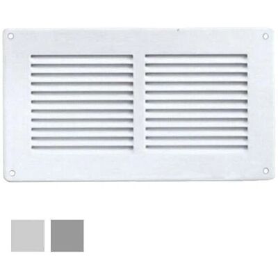 LA VENTILAZIONE Grille de ventilation en acier 240x140mm - Grille de ventilation - Publicité LA VENTILAZIONE Grille de ventilation en acier 240x140mm - Grille de ventilation - Publicité