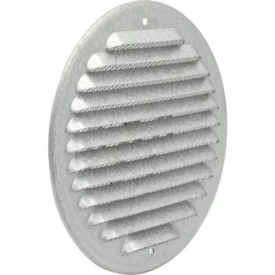Rejilla de ventilación con malla de aluzink Ø150mm - Rejilla con red antimosquitos Rejilla de ventilación con malla de aluzink Ø150mm - Rejilla con red antimosquitos