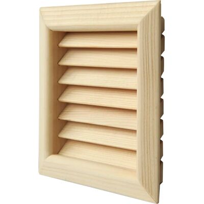 LA VENTILAZIONE Lges100p Ventilatierooster - Hout Rood 112x112 mm LA VENTILAZIONE Lges100p Ventilatierooster - Hout Rood 112x112 mm