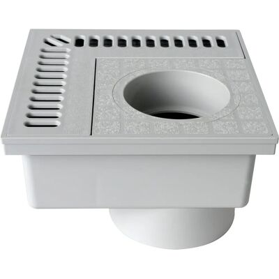 FIRST PLAST CHAN20G Szara Pokrywa Rury PVC - Drain Cover FIRST PLAST CHAN20G Szara Pokrywa Rury PVC - Drain Cover