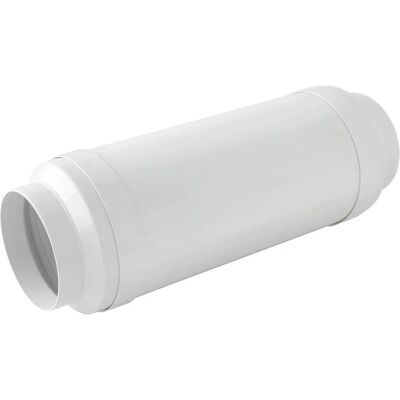 LA VENTILAZIONE STK125CB - Silencer - 125 mm - White LA VENTILAZIONE STK125CB - Silencer - 125 mm - White