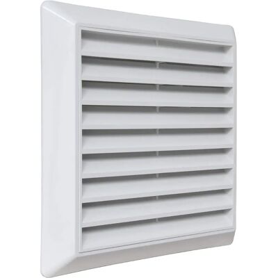 LA VENTILATION C19100RB - Wentylacyjna kratka - Stałe żaluzje - Siatka przeciw owadom - Montaż na powierzchni - 185x185 mm LA VENTILATION C19100RB - Wentylacyjna kratka - Stałe żaluzje - Siatka przeciw owadom - Montaż na powierzchni - 185x185 mm