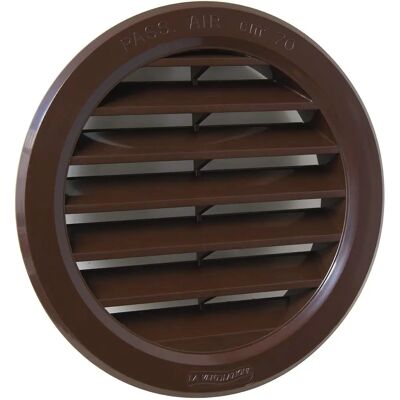 LA VENTILAZIONE - T10M - Bruin - 120 mm - Ventilation grille LA VENTILAZIONE - T10M - Bruin - 120 mm - Ventilation grille