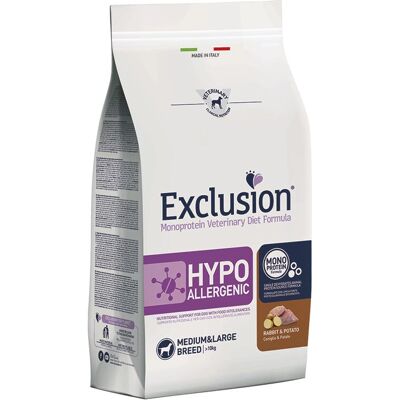 Nourriture pour chiens Exclusion Lapin & Pomme de Terre - Hypoallergénique - Publicité Nourriture pour chiens Exclusion Lapin & Pomme de Terre - Hypoallergénique - Publicité
