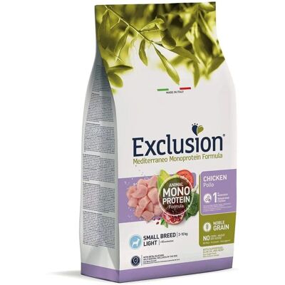Exclusion Nourriture pour Chiens Méditerranéenne Monoprotein Grain Noble Petite Race - Publicité Exclusion Nourriture pour Chiens Méditerranéenne Monoprotein Grain Noble Petite Race - Publicité