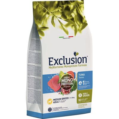 Exclusion Karma dla średnich ras psów z tuńczykiem - 12kg Exclusion Karma dla średnich ras psów z tuńczykiem - 12kg