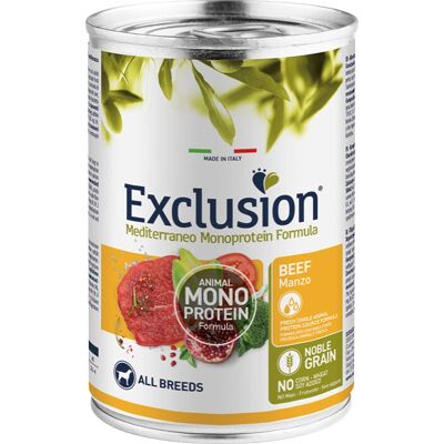 Exclusion Exclusion NGABA40 karma dla psa - Wołowina Dorosły 400g Exclusion Exclusion NGABA40 karma dla psa - Wołowina Dorosły 400g