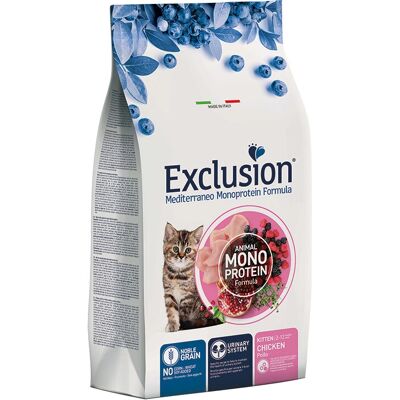 Exclusion - Cibo per gattini pollo monoproteico 1,5kg Exclusion - Cibo per gattini pollo monoproteico 1,5kg