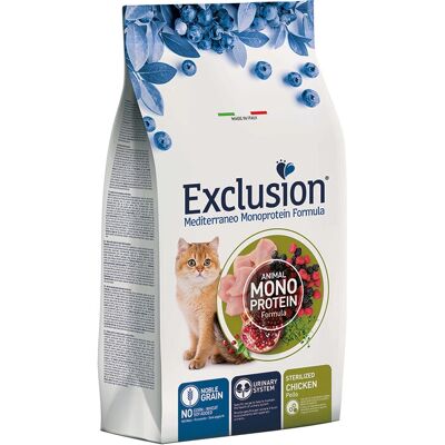 Exclusion - Cibo monoproteico per gatti - Pollo - 1,5kg Exclusion - Cibo monoproteico per gatti - Pollo - 1,5kg