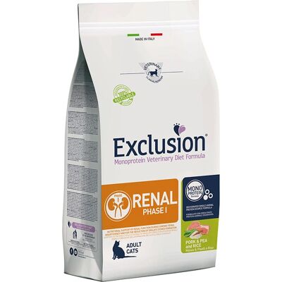 Exclusion - Wieprzowina, Groszek i Ryż Karmiący Koty - Wsparcie Nerek - 1,5kg Exclusion - Wieprzowina, Groszek i Ryż Karmiący Koty - Wsparcie Nerek - 1,5kg