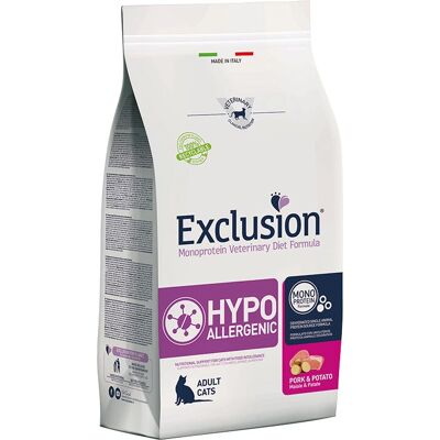 Exclusion - Hipoalergiczne jedzenie dla kotów z wieprzowiną i ziemniakami 1,5kg Exclusion - Hipoalergiczne jedzenie dla kotów z wieprzowiną i ziemniakami 1,5kg