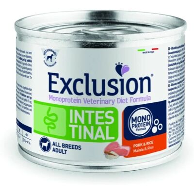 Alimento umido intestinale Maiale e Riso per Cani Adulti - 200 g Alimento umido intestinale Maiale e Riso per Cani Adulti - 200 g