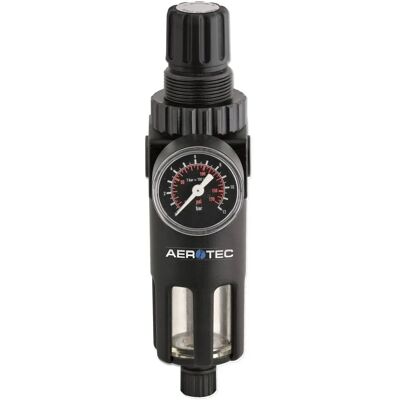 Régulateur de pression Aerotec 1/4 - Accessoire pour outils pneumatiques - Publicité Régulateur de pression Aerotec 1/4 - Accessoire pour outils pneumatiques - Publicité