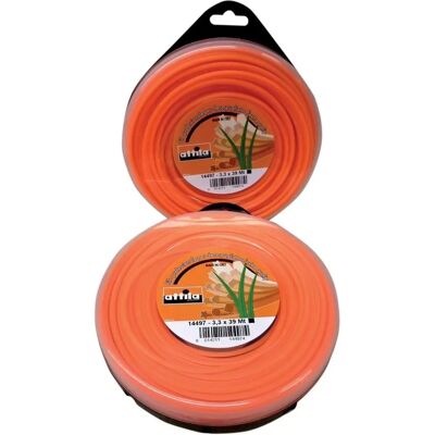 HOMEGARDEN Filo nylon Modello: 3,3mm x 39m - Accessorio per decespugliatore HOMEGARDEN Filo nylon Modello: 3,3mm x 39m - Accessorio per decespugliatore