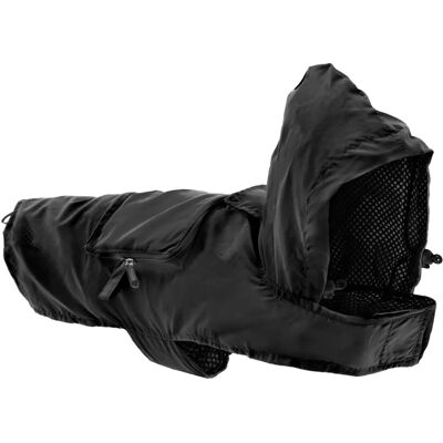 RECORD hondenregenjas - 70cm, Zwart, 3XL, Opvouwbaar RECORD hondenregenjas - 70cm, Zwart, 3XL, Opvouwbaar