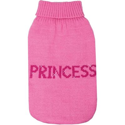 Record Royal Princess Dog Sweater - High Neck Fucsia Record Royal Princess Dog Sweater - High Neck Fucsia
