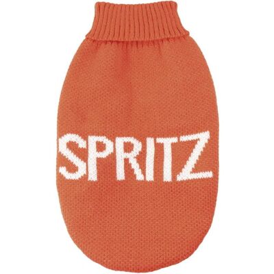 Record Pull pour chiens - 3XS Col haut Orange Blanc - Pull pour chiens Record Pull pour chiens - 3XS Col haut Orange Blanc - Pull pour chiens