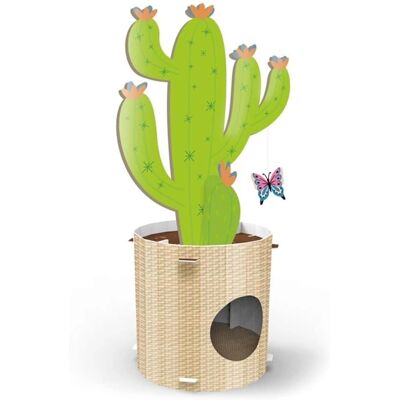 Griffoir Cactus Record - 4-en-1 Fun & Décoration Griffoir Cactus Record - 4-en-1 Fun & Décoration