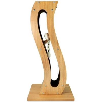 Griffoir Onda RECORD - Bois & Carton - 30x30x61.5cm - Publicité Griffoir Onda RECORD - Bois & Carton - 30x30x61.5cm - Publicité