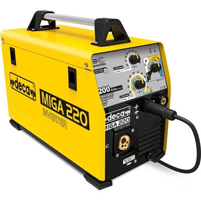 Deca MIGA 220 - Macchina da saldatura inverter multifunzione Deca MIGA 220 - Macchina da saldatura inverter multifunzione