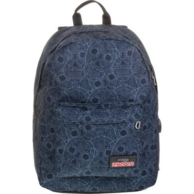 Seven Sac à dos - 27L, Noir/Bleu, Style Urbain - Sac à dos Seven Sac à dos - 27L, Noir/Bleu, Style Urbain - Sac à dos