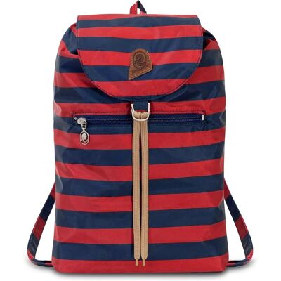 Invicta Minisac Heritage Rugzak - Blauw Rood - 8 L - Opvouwbaar Invicta Minisac Heritage Rugzak - Blauw Rood - 8 L - Opvouwbaar