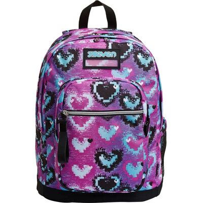 Seven Mochila 2010021c0 Brillante Ajuste de niña - Mochila Seven Mochila 2010021c0 Brillante Ajuste de niña - Mochila
