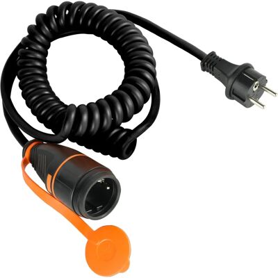 Electraline Modèle 01745 - Rallonge spiralée Electraline Modèle 01745 - Rallonge spiralée