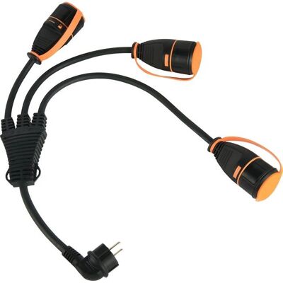 Electraline Przedłużacz Zasilający - 01753 - IP44 na Zewnątrz 3-gniazda Electraline Przedłużacz Zasilający - 01753 - IP44 na Zewnątrz 3-gniazda