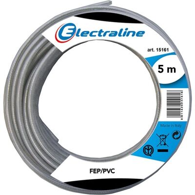 ELECTRALINE Kabel wysokotemperaturowy FEP/PVC 2x0,75 - 5m Przezroczysty ELECTRALINE Kabel wysokotemperaturowy FEP/PVC 2x0,75 - 5m Przezroczysty