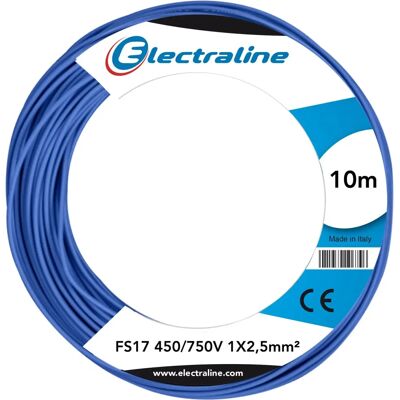ELECTRALINE Niebieski 10m 1x2,5mm² Kabel Elektryczny - Kabel Elektryczny ELECTRALINE Niebieski 10m 1x2,5mm² Kabel Elektryczny - Kabel Elektryczny