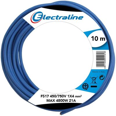 Electraline 13231 Blauer Unipolarkabel - Elektrische Installationen Electraline 13231 Blauer Unipolarkabel - Elektrische Installationen