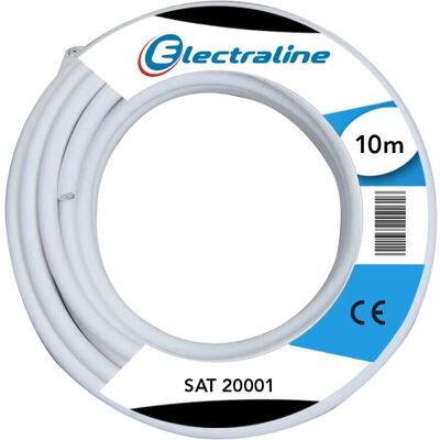 Cavo coassiale Electraline 10m per satellite Cavo coassiale Electraline 10m per satellite