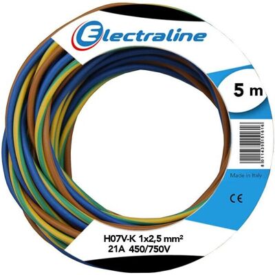 Cabo termoretrátil unipolar Electraline - 5m Cabo termoretrátil unipolar Electraline - 5m