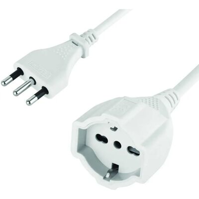 Electraline 10m förlängningssladd med barnsäkerhet - Vit - Modell 46126 Electraline 10m förlängningssladd med barnsäkerhet - Vit - Modell 46126