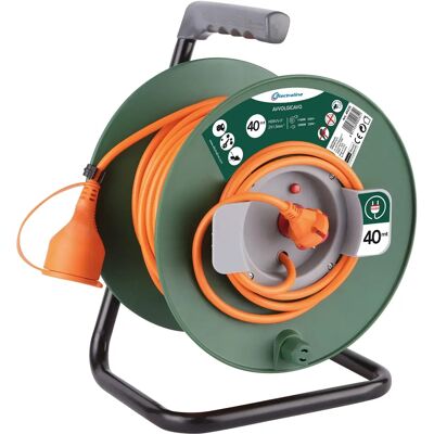 ELECTRALINE 49235 Extensión de Jardín - 40m, Schuko, Seguridad Infantil ELECTRALINE 49235 Extensión de Jardín - 40m, Schuko, Seguridad Infantil
