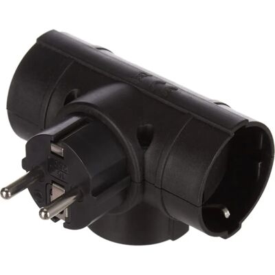 Electraline 55322 - Zasilacz - Potrójny 16A, Czarny Electraline 55322 - Zasilacz - Potrójny 16A, Czarny