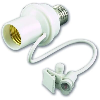 Electraline Adaptador fotoelétrico ajustável para crepúsculo - 58314 Electraline Adaptador fotoelétrico ajustável para crepúsculo - 58314
