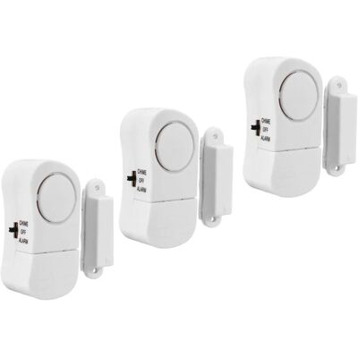 ELECTRALINE Modell 58401 Drahtloser Tür/Fenster Alarm Kit - Sicherheitssensor-Set ELECTRALINE Modell 58401 Drahtloser Tür/Fenster Alarm Kit - Sicherheitssensor-Set