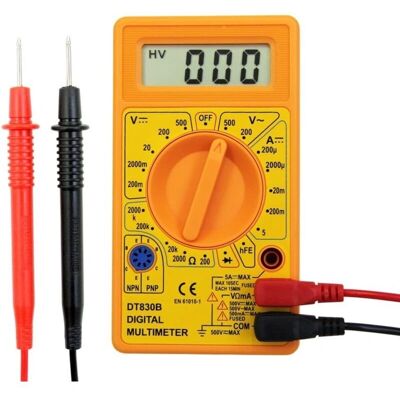 Electraline Digitalmultimeter - Testet Dioden, Transistoren, Batterien Electraline Digitalmultimeter - Testet Dioden, Transistoren, Batterien