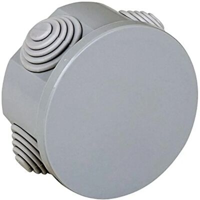 Boîte de Dérivation Ronde Blanche Electraline - 4 Modules Boîte de Dérivation Ronde Blanche Electraline - 4 Modules