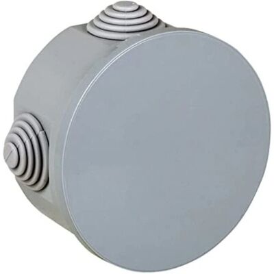 Caja de derivación ELECTRALINE 60551 - Redonda 80mm IP44 Caja de derivación ELECTRALINE 60551 - Redonda 80mm IP44