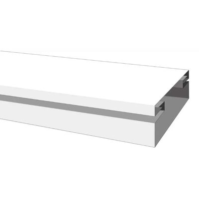 Electraline 60770 Condotto per cavi bianco - 20x10mm, 2m Electraline 60770 Condotto per cavi bianco - 20x10mm, 2m