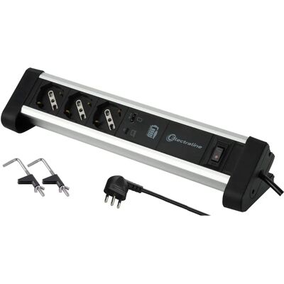ELECTRA LINE 61907 Mehrfachstecker mit USB-C & Quick Charge ELECTRA LINE 61907 Mehrfachstecker mit USB-C & Quick Charge