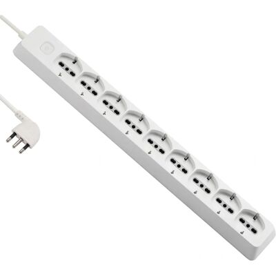 Electraline 61913 Multipresa 9 Prese - Multipresa Electraline 61913 Multipresa 9 Prese - Multipresa