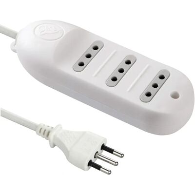 Electraline 62034 Multiprise blanche - Power Strip Electraline 62034 Multiprise blanche - Power Strip