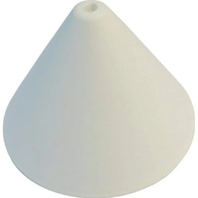 Electraline Rosace de plafond - 110mm Plastique Blanc Conique - Publicité Electraline Rosace de plafond - 110mm Plastique Blanc Conique - Publicité